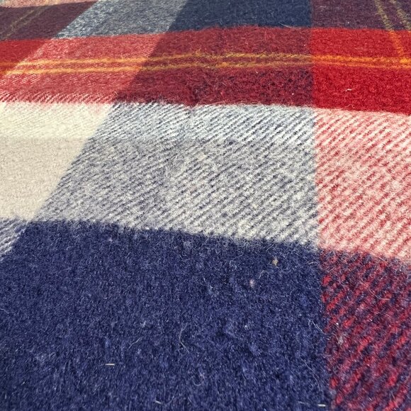 Vintage Faribo Faribault Woolen Mill Throw Blanket - Plaid - Picture 4 of 5